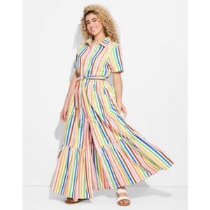 Target Multicolor Striped Maxi Dress